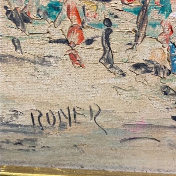 Vintage Original Signed Fred Roner Oil Painting - Picture 6 of 7